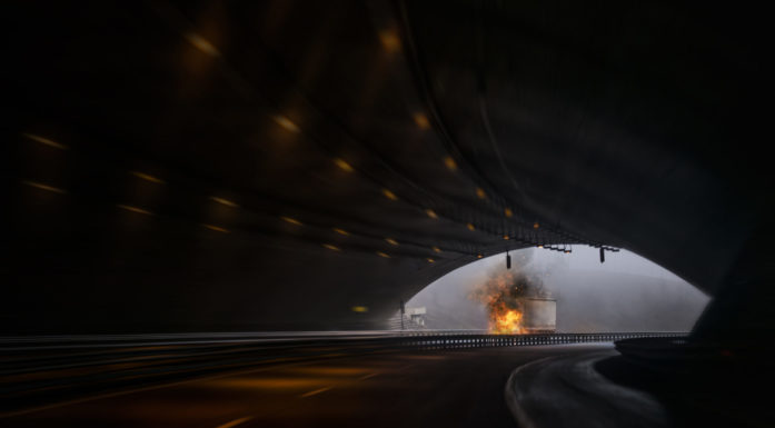 brann i tunnel