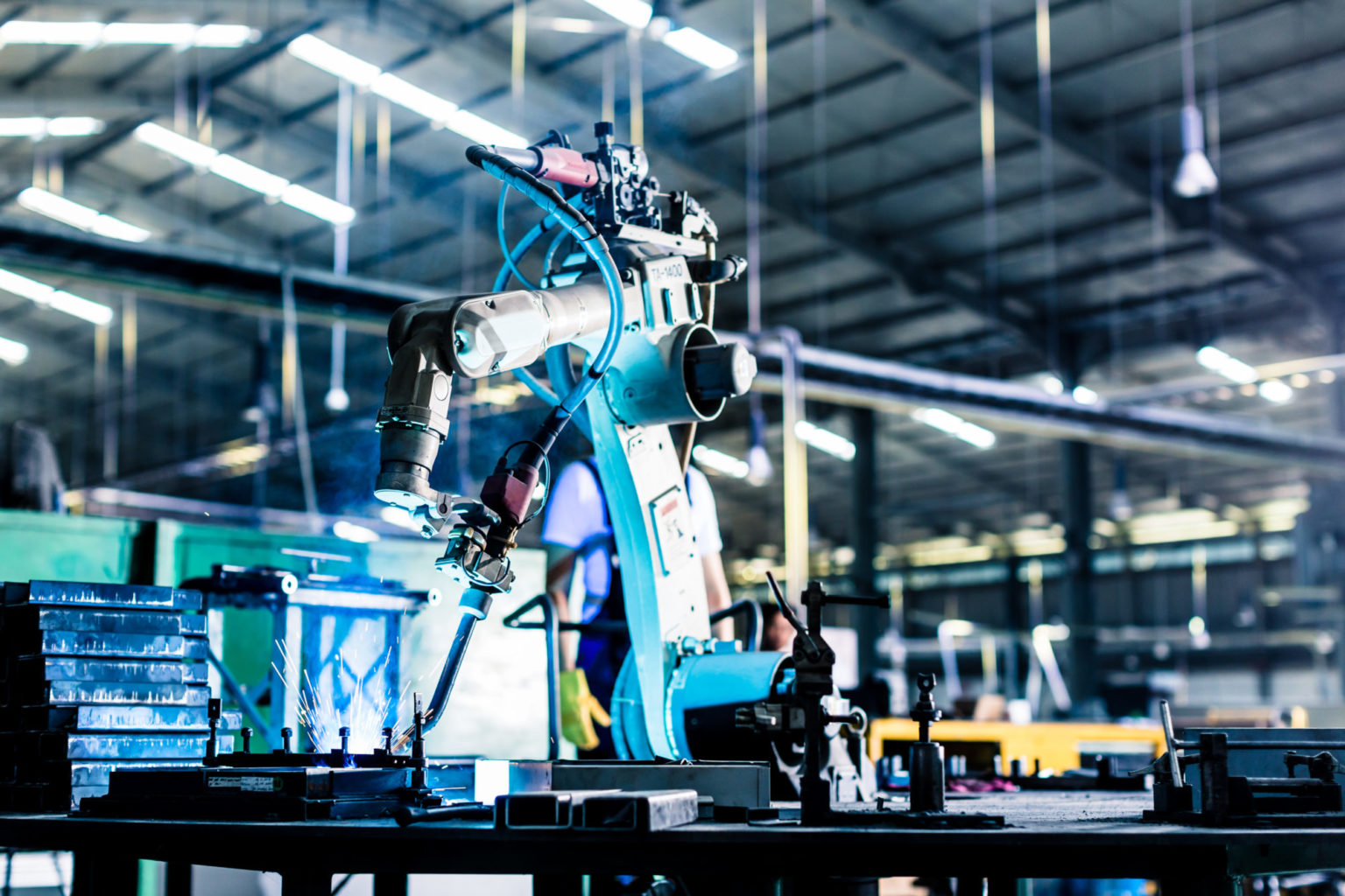 Robot i fabrikk