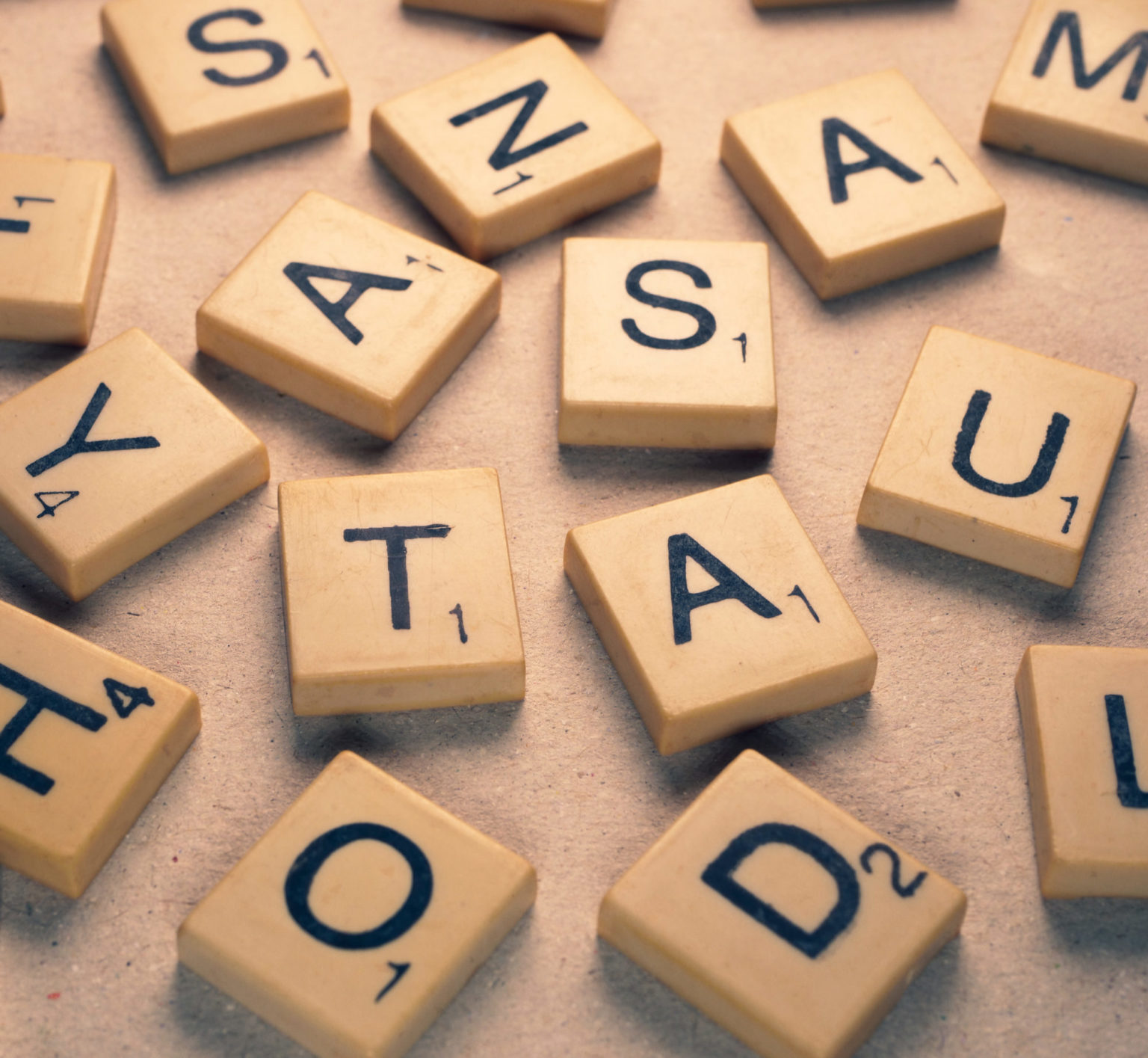 Scrabble bokstaver