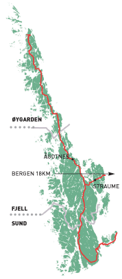 Kart: Hordaland fylkeskommune