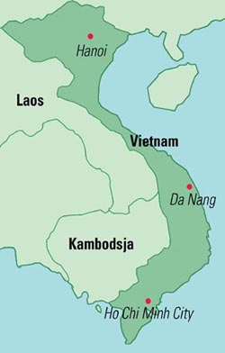 Ho Chi Minh City er hovedstaden i Vietnam med ca. 8 millioner innbyggere.