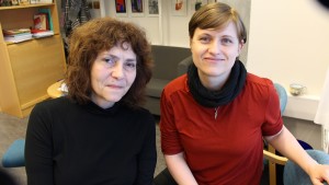 Mila Dimitrova Vulchanova og Anne Dahl. Foto: Anne Sliper Midling, NTNU