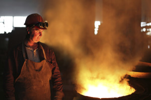 Most of the energy consumption in making steel is in producing the iron from which the steel is made. Photo: Thinkstock