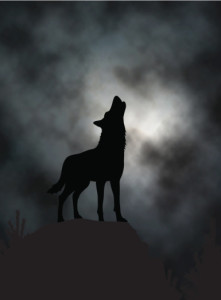 Ulven er myteomspunnet, og ulven som hyler mot fullmånen dukker opp som symbol både i bøker og filmer. Illustrasjon: Thinkstock