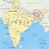 Bhutan ligger mellom India og Kina. Ill: Thinkstock