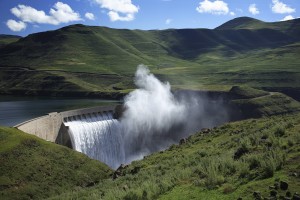 Produksjon av vannkraft kan potensielt tredobles. Her fra Lesotho. Foto : Thinkstock