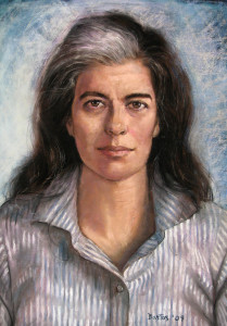 Susan Sontag. Portrettmaleri av Juan Fernando Bastos / CC Attribution