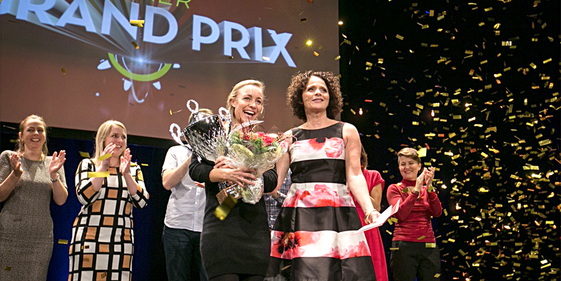 Sofie Snipstad fra NTNU vant finalen i Forsker Grand Prix 2016. Foto: Sigve Ferstad