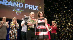 Sofie Snipstad fra NTNU vant finalen i Forsker Grand Prix 2016. Foto: Sigve Ferstad