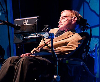 Stephen Hawking har forsket på svarte hull. Han kom fram til at de sender ut stråling. Av dette kunne han slutte to ting: Svarte hull har temperatur. Og de fordamper, i og med at stråling er energi – som unnslipper. Foto: Starmus