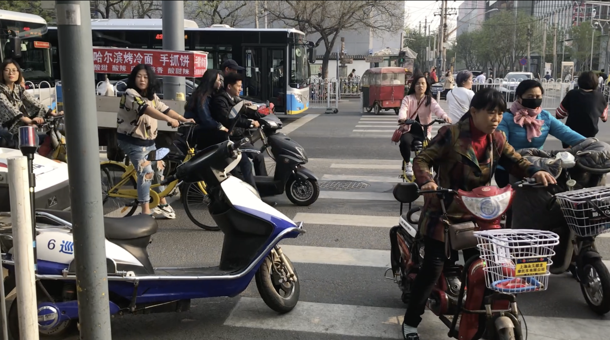 Trafikk i Beijing.