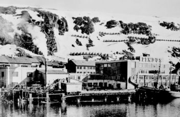 Fiskerifrysefabrikken Indus i Hammerfest. Foto: Museene for kystkultur og gjenreisning i Finnmark IKS 