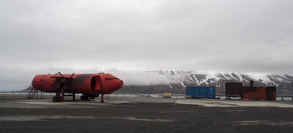 PFAS Brannøvelsesområdet ved Svalbard lufthavn.
