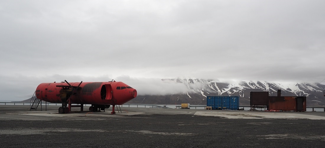 PFAS Brannøvelsesområdet ved Svalbard lufthavn.