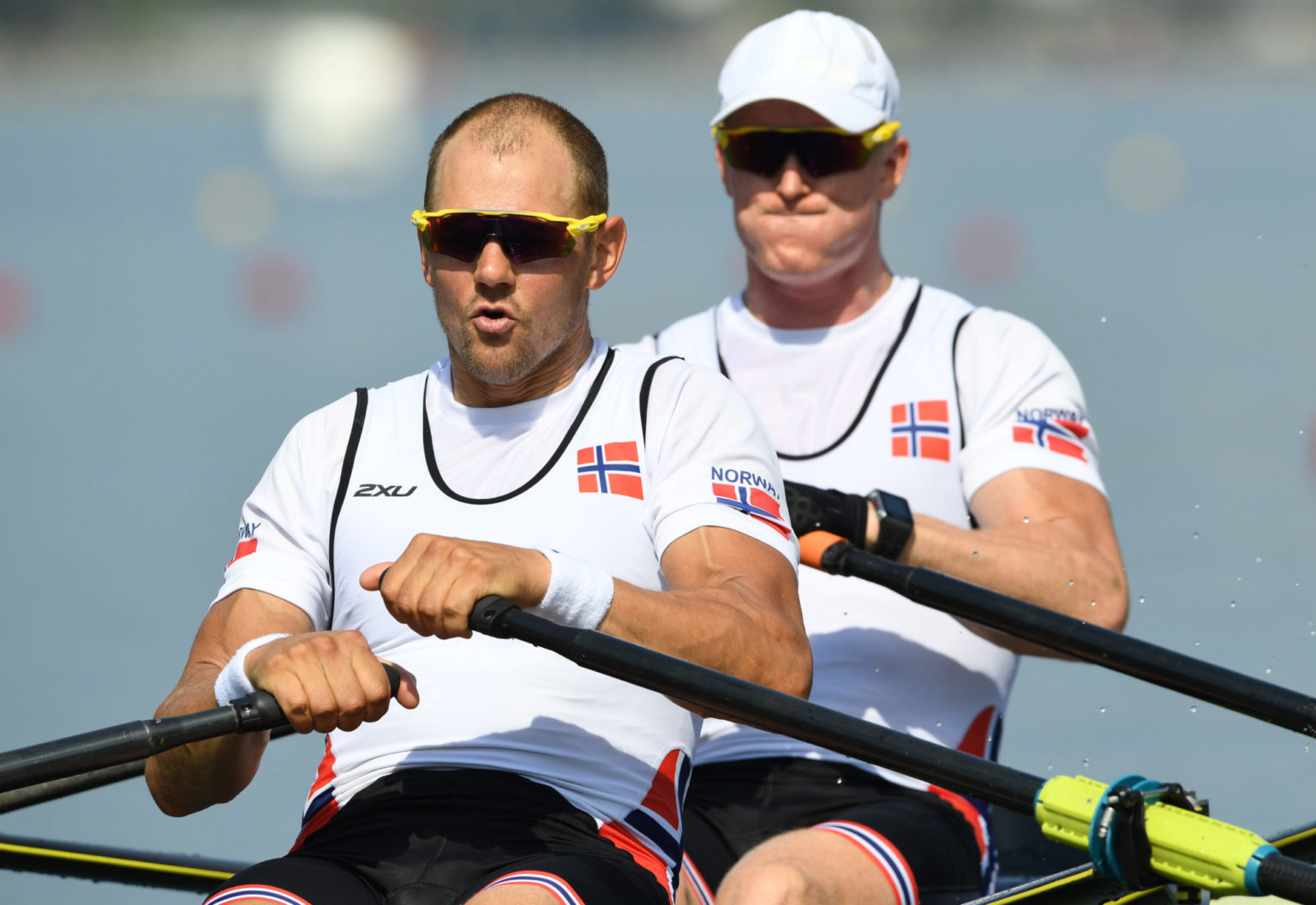 OL-håpene Olav Tufta og Kjetil Borch i aksjon
