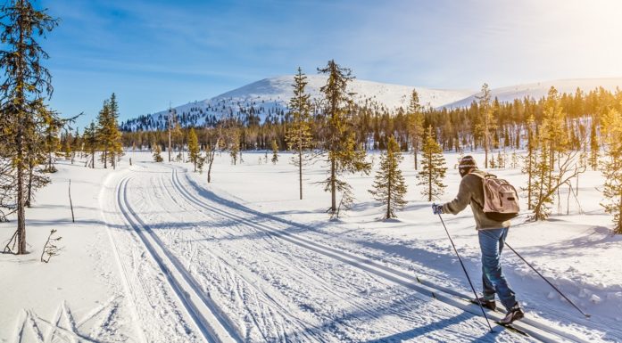 PFAS Bildet viser menneske på skitur.