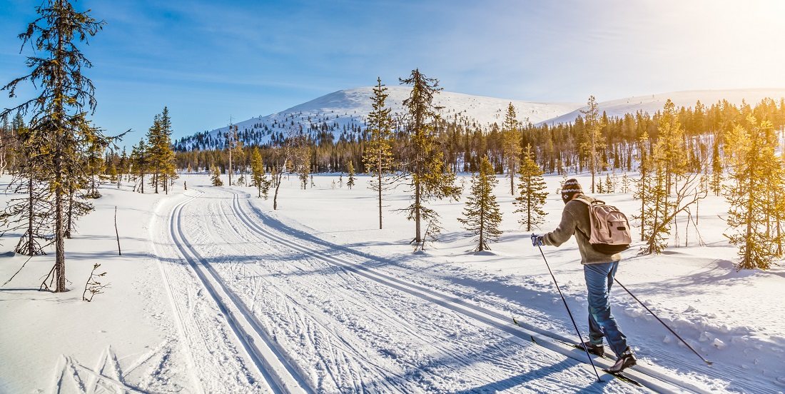 PFAS Bildet viser menneske på skitur.