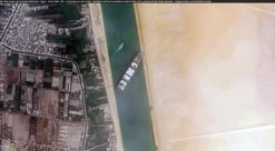 Ever Given containership stuck in Suez Canal