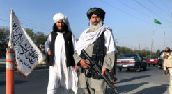 Taliban. Bildet viser to talibankrigere.