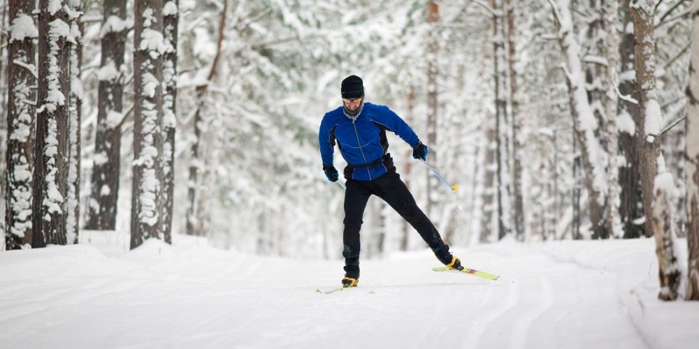 Skismurning. Bildet viser en skiløper.