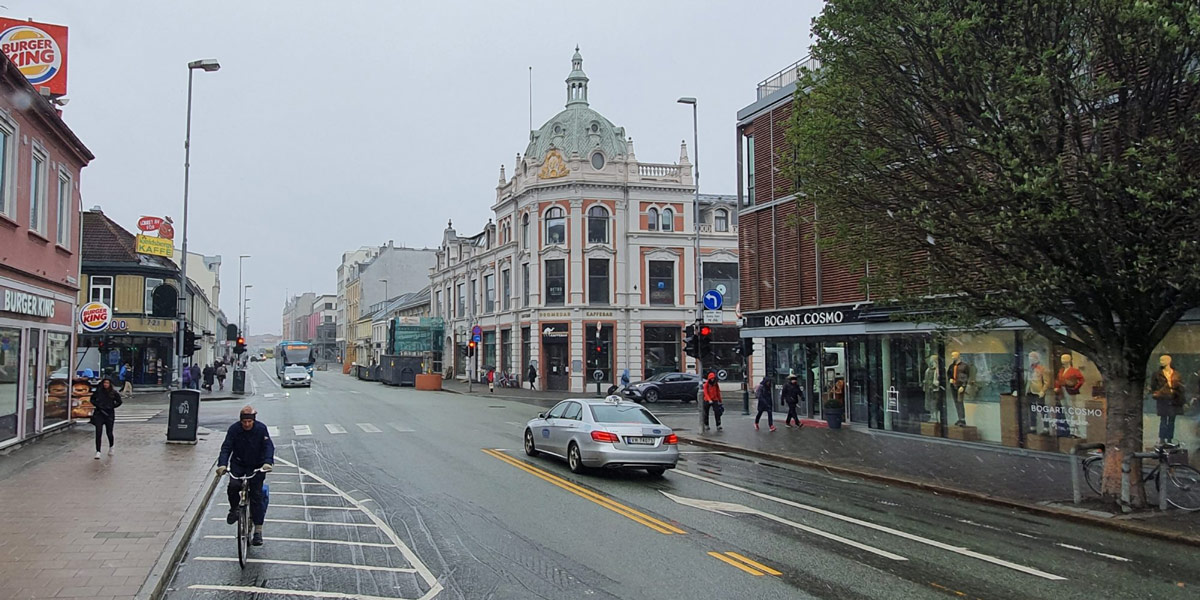 Bedre bytrafikk var målet da Trondheim gjorde en av sentrumsgatene til miljøgate