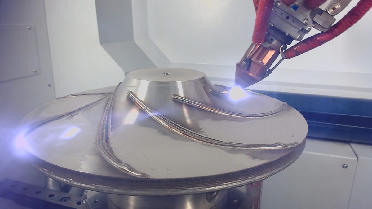 Jet impeller repareres ved hjelp av metallpulver og 3D-printing