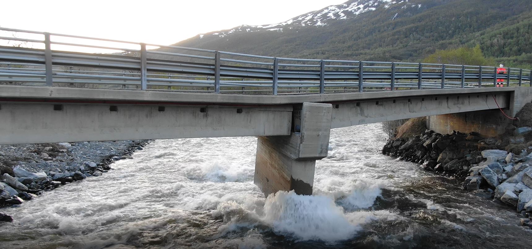 Badderen bru på E6 i Nord-Troms