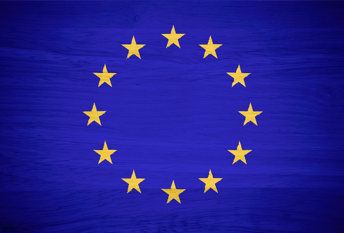 Europa- Bildet viser EU-flagget.