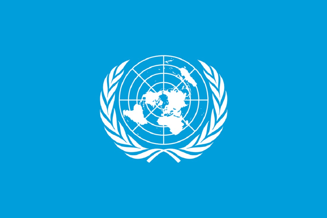 EUropa. Illustrasjonen viser FN-flagget.