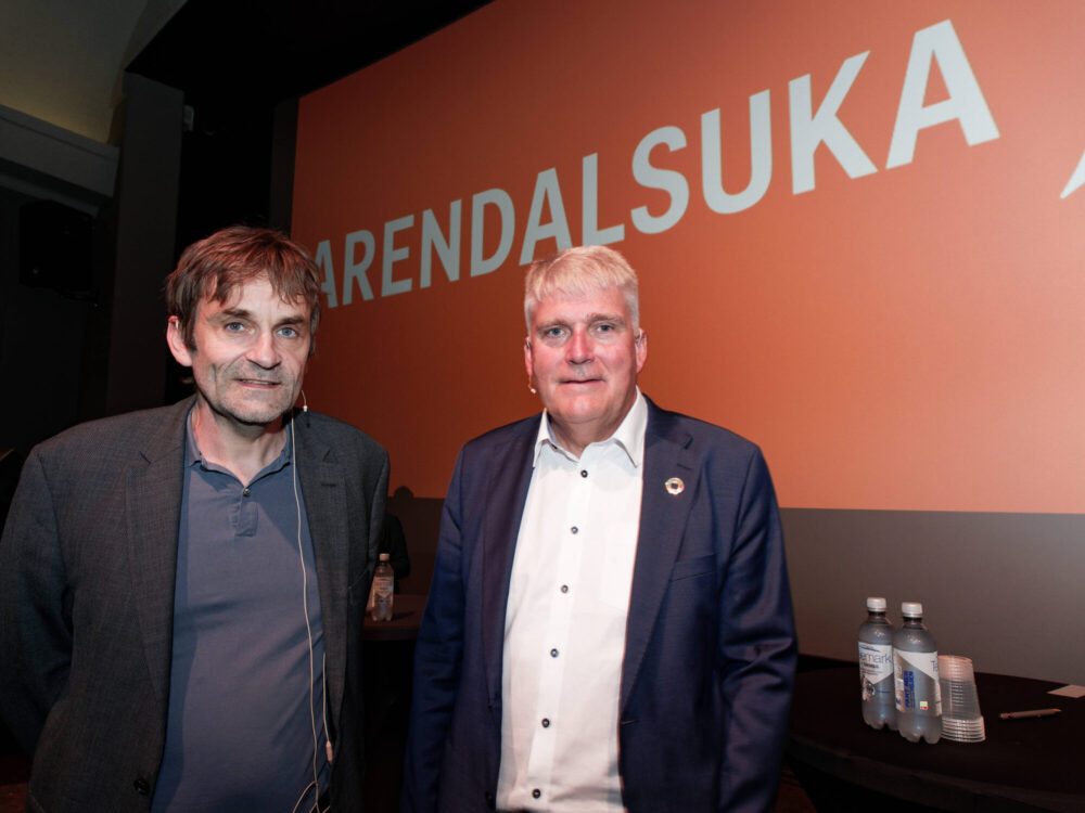 Klimadirektør Nils Røkke i SINTEF og proffessor Asgeir Tomasgard i NTNU