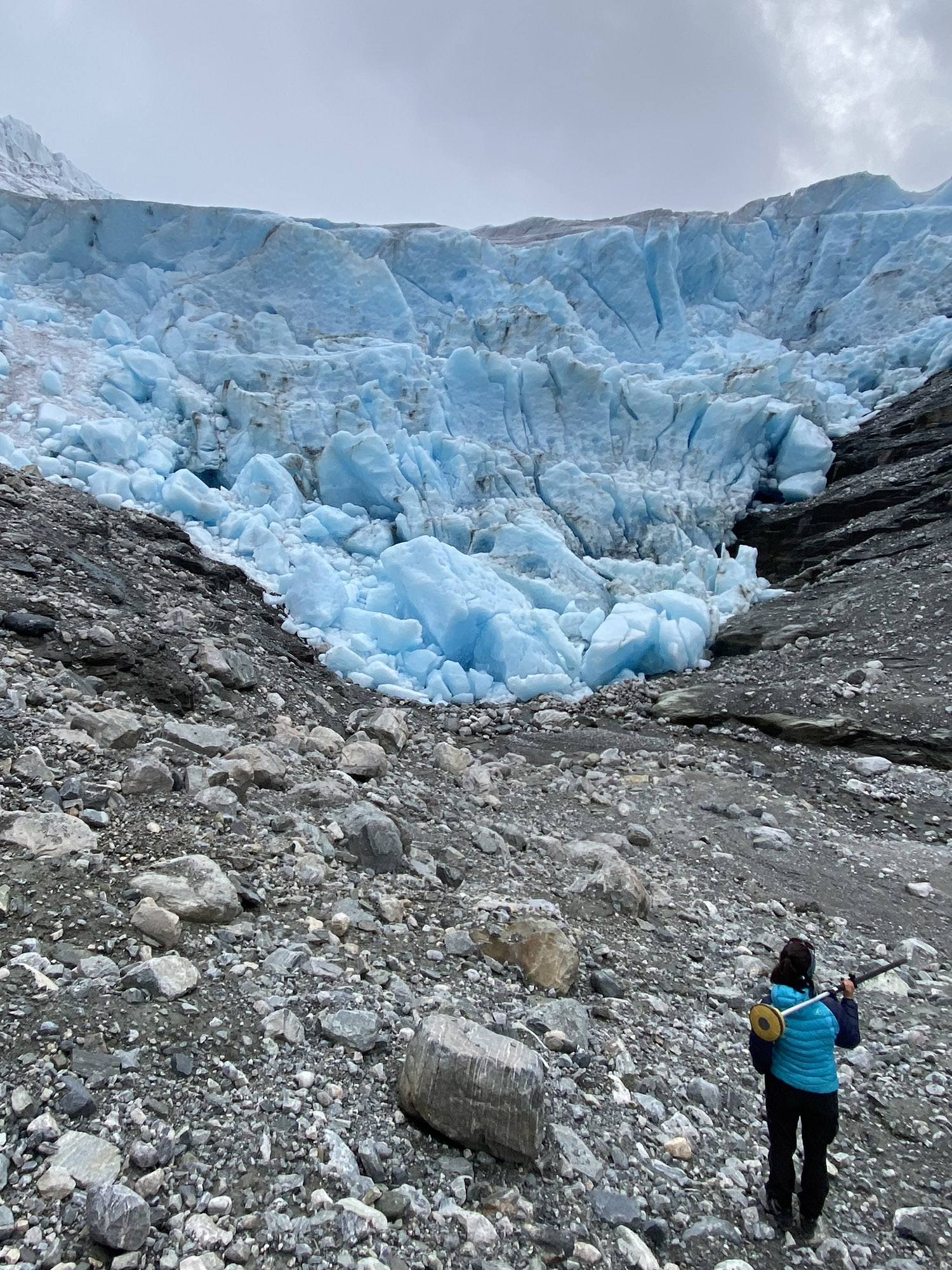 person foran isbre