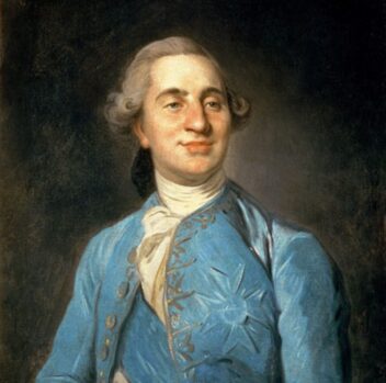 Illustrasjonen viser Ludvig XVI.