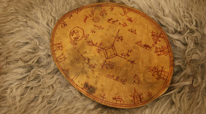 Bilde av samisk runebomme (trolldomsprosesser)