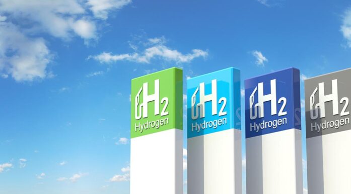 hydrogen illustrasjon