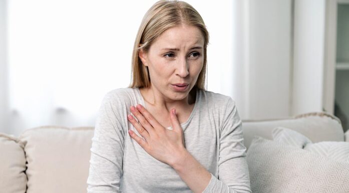 Panikkangst: Bilde viser en person med angst.