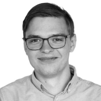 Avløpsvann. Bildet viser Zygimantas Gricius.