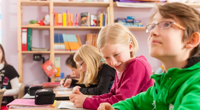 Læringspotensial. Bildet viser elever i et klasserom.