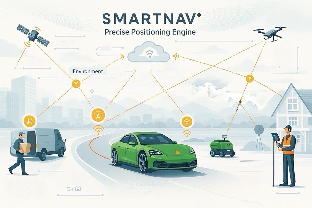 GPS: Illustrasjonen viser hvordan Smart Nav fungerer.
