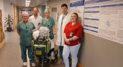 Bildet viser et akutt-team ved St. Olavs hospital.