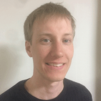 Hodepine. Bildet viser Andreas Kattem Husøy.