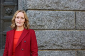 Bildet viser riksntikvar Hanna Geiran.