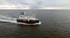 Bildet viser Reach Remote - det første selvkjørende skip i sin størrelse.