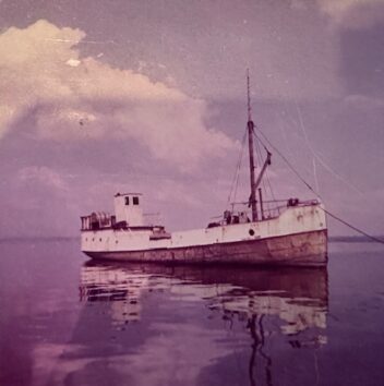 Ammunisjon. Bildet viser båten Kvik.