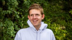 Grunnforskning. Bildet viser Syver Blindheim.