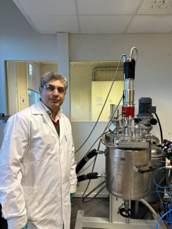 Jafar Safarian i laboratoriet.