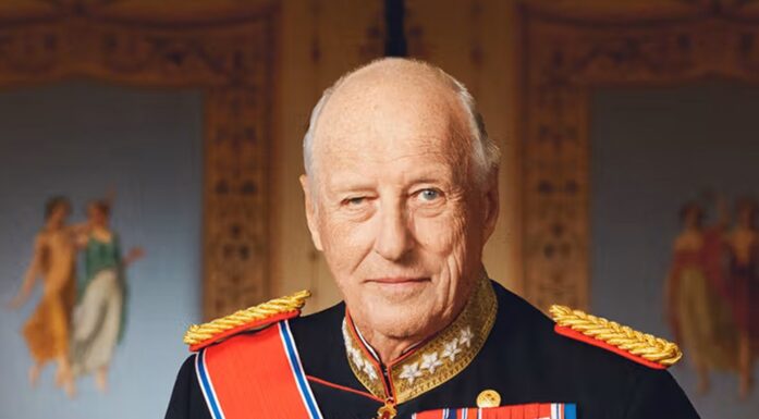 Portrett av kong Harald.